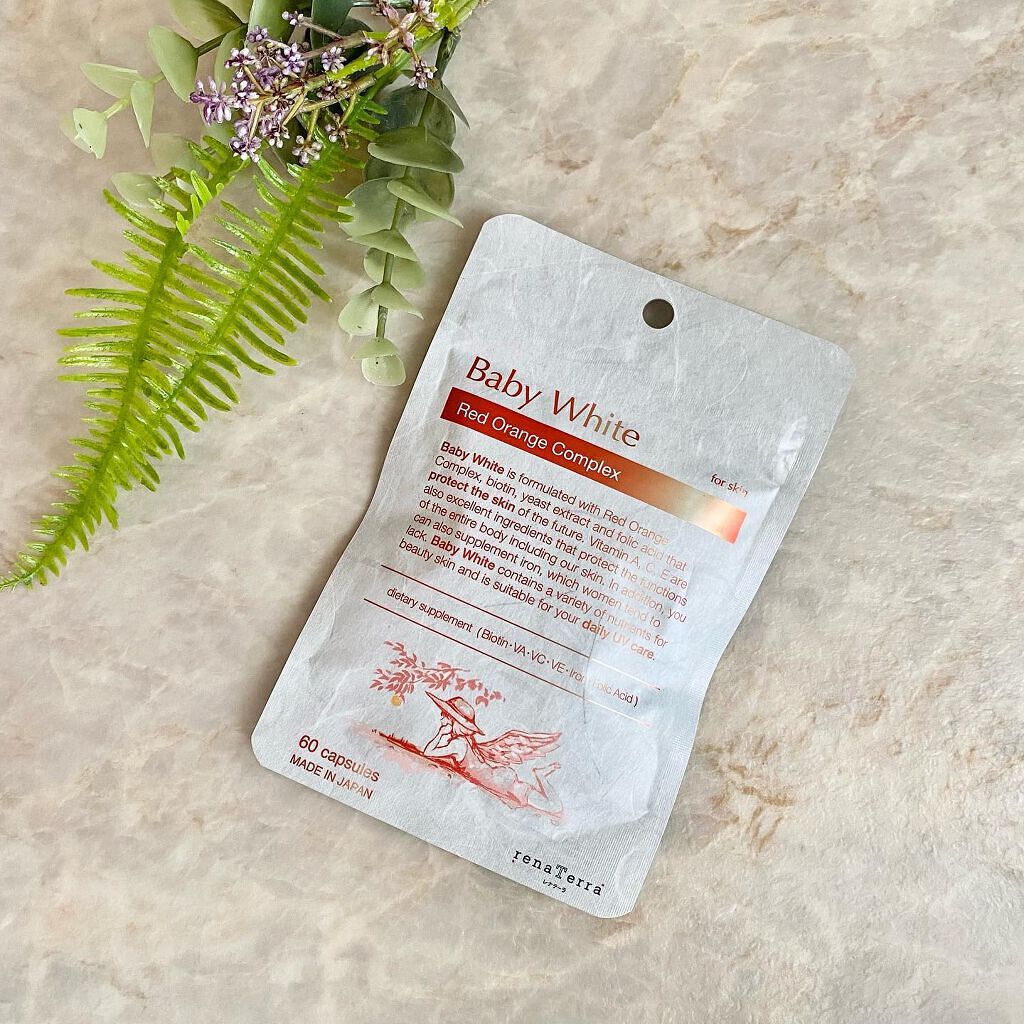 Baby White 60粒/renaTerra/美容サプリメントを使ったクチコミ(1枚目)