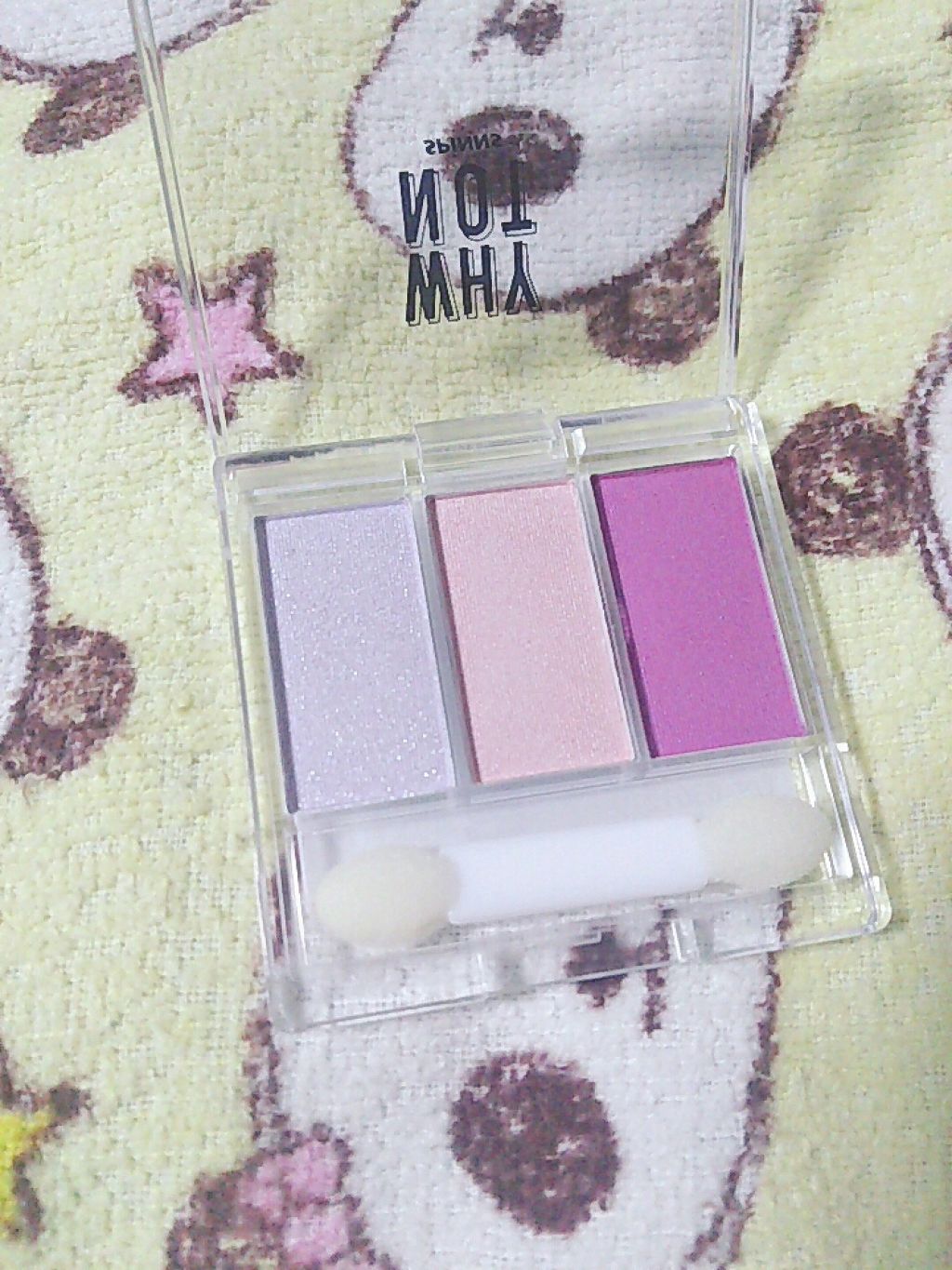 WHY NOT SPINNS 3色アイシャドウ/DAISO/アイシャドウパレットを使ったクチコミ(2枚目)