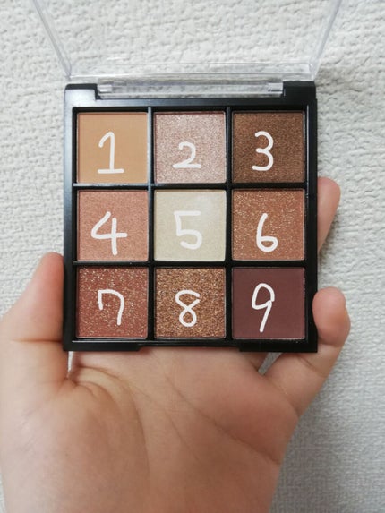 UR GLAM BLOOMING EYE COLOR PALETTE/U R GLAM/アイシャドウパレットを使ったクチコミ(2枚目)