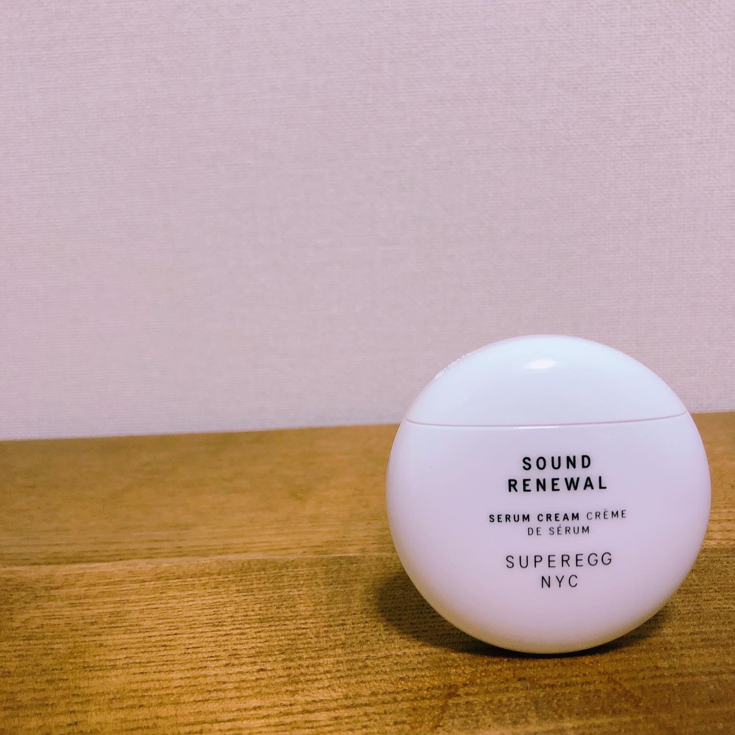 サウンド リニューアル セラムクリーム/SUPEREGG /フェイスクリームを使ったクチコミ（1枚目）