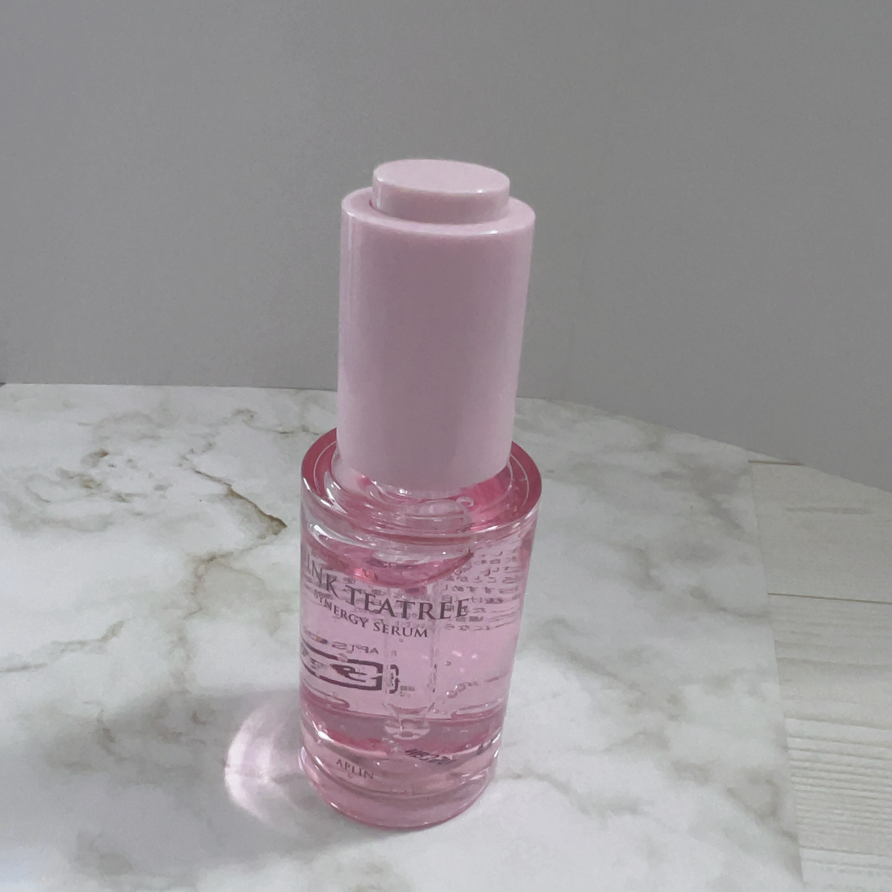 ピンクティーツリーシナジーセラム/APLIN/美容液を使ったクチコミ（3枚目）