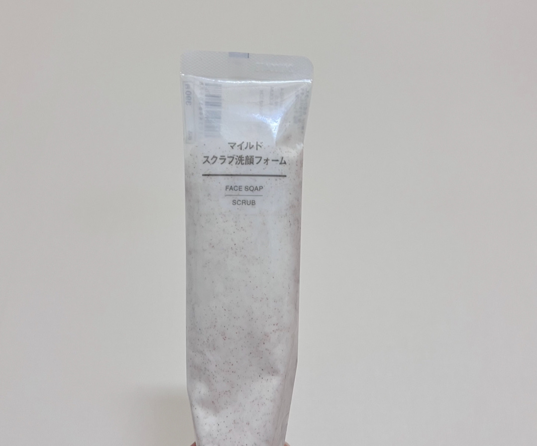 マイルドスクラブ洗顔フォーム/無印良品/スクラブ・ゴマージュを使ったクチコミ（2枚目）