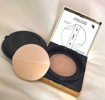 ラディアント タッチ ルクッション/YVES SAINT LAURENT BEAUTE/クッションファンデーションを使ったクチコミ(2枚目)