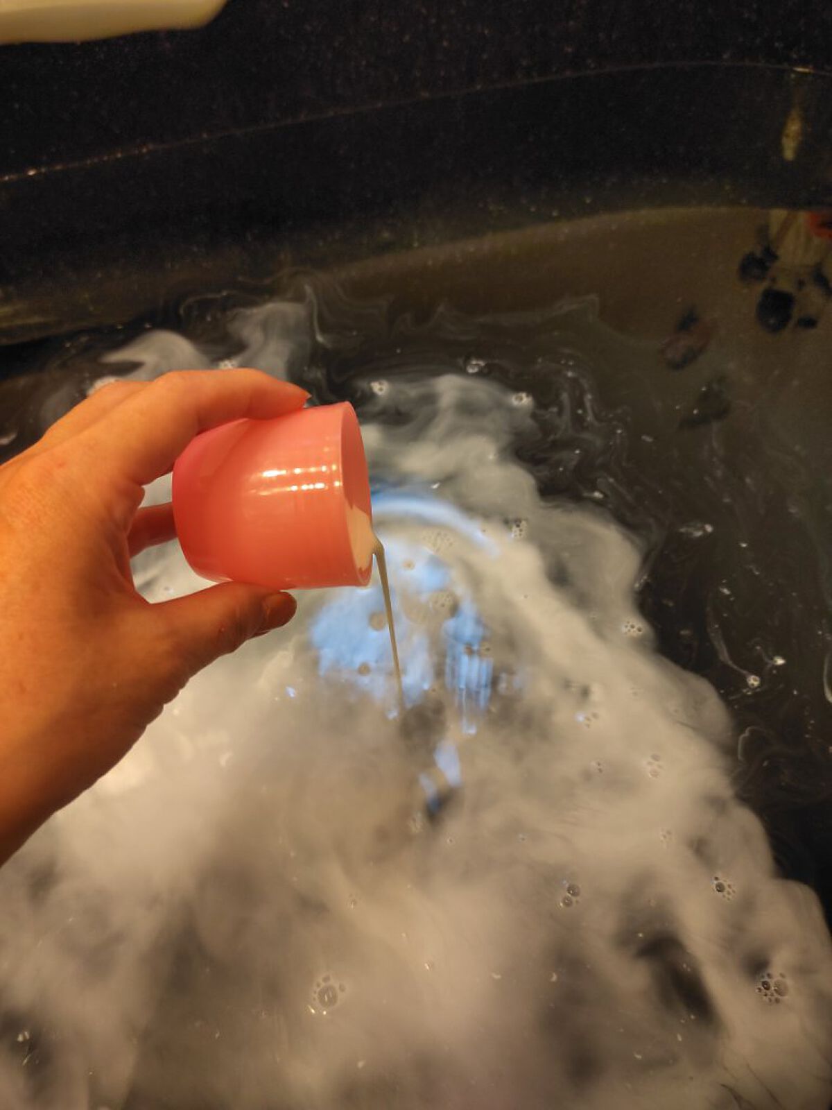 レイヴィー クリームバス ゴートミルク 1000ml/Leivy/保湿系入浴剤を使ったクチコミ（3枚目）