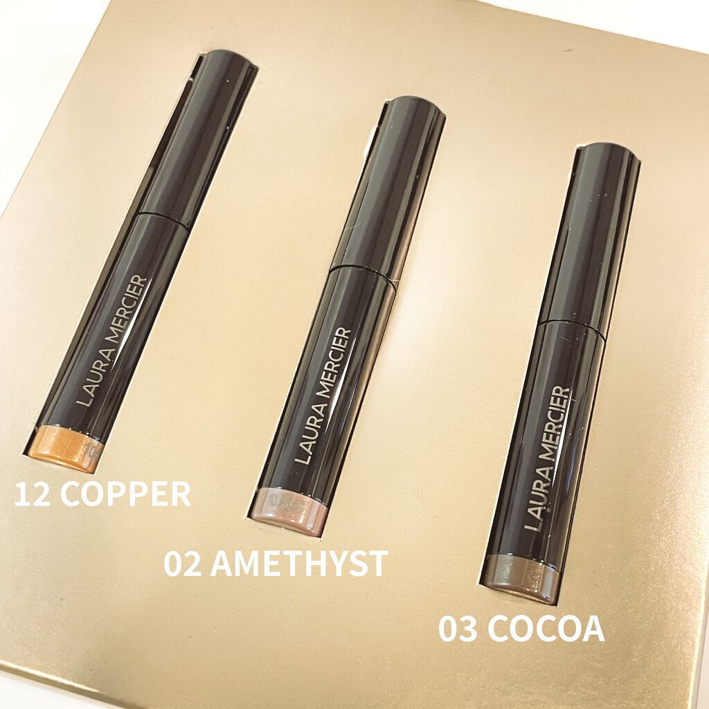 シマー アンド グロウ キャビアスティック トリオ /ローラ メルシエ/スティックアイシャドウを使ったクチコミ（2枚目）