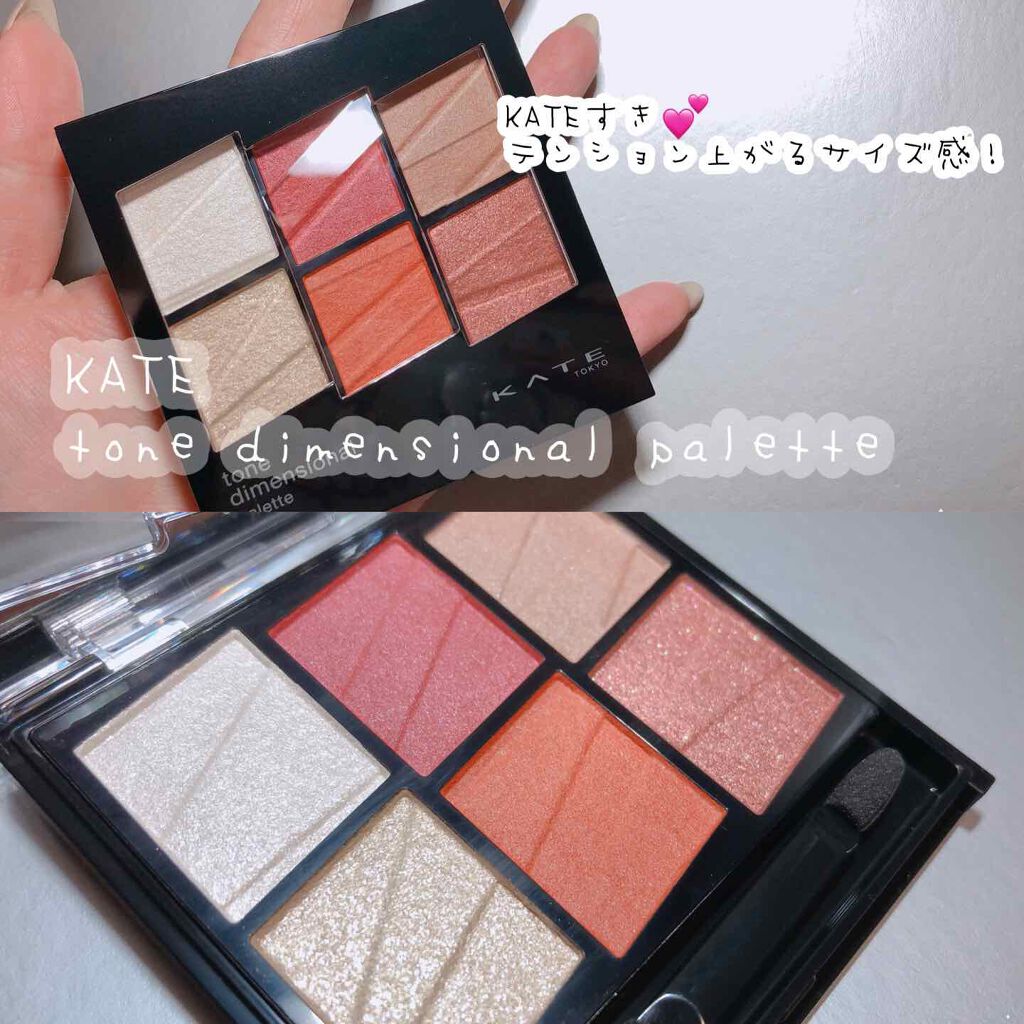 トーンディメンショナルパレット/KATE/メイクアップキットを使ったクチコミ(1枚目)