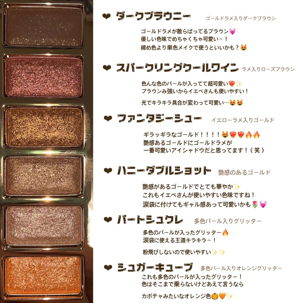 バレンタインボックス/VAVI MELLO/アイシャドウパレットを使ったクチコミ（3枚目）