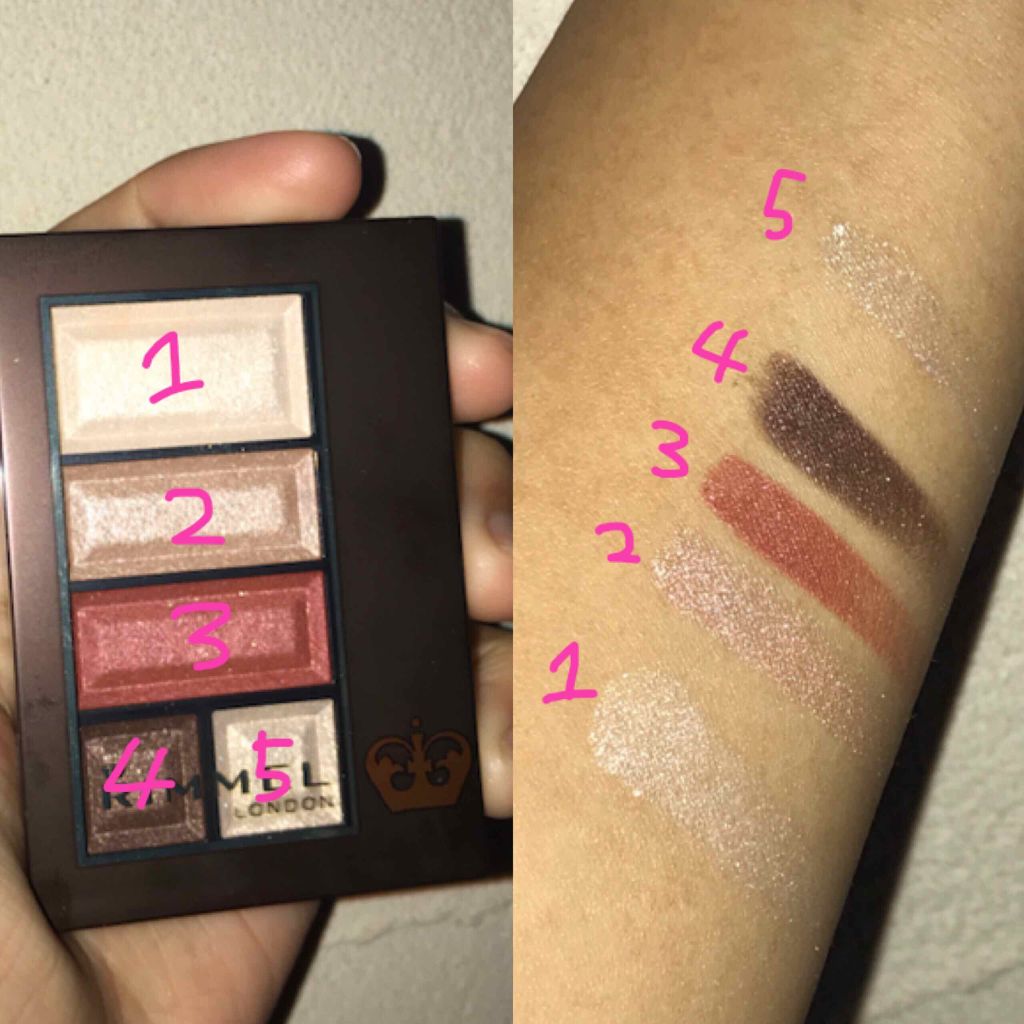 ショコラスウィート アイズ/リンメル ロンドン/アイシャドウパレットを使ったクチコミ（2枚目）