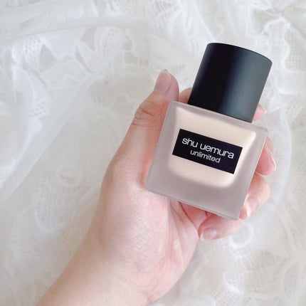 (旧)アンリミテッド ラスティング フルイド/shu uemura/リキッドファンデーションを使ったクチコミ(2枚目)