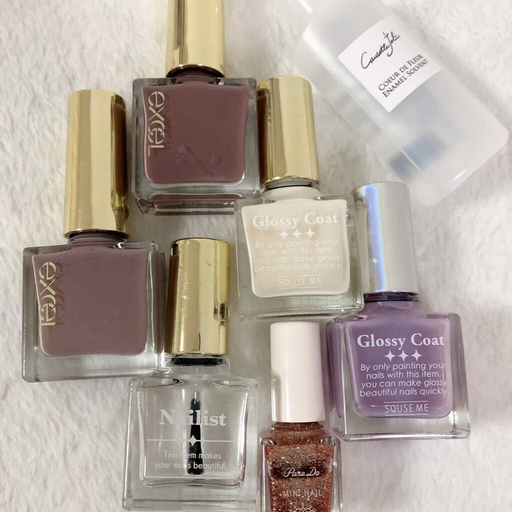 グロッシーコート/スキューズミー/オールインワンネイルを使ったクチコミ（3枚目）