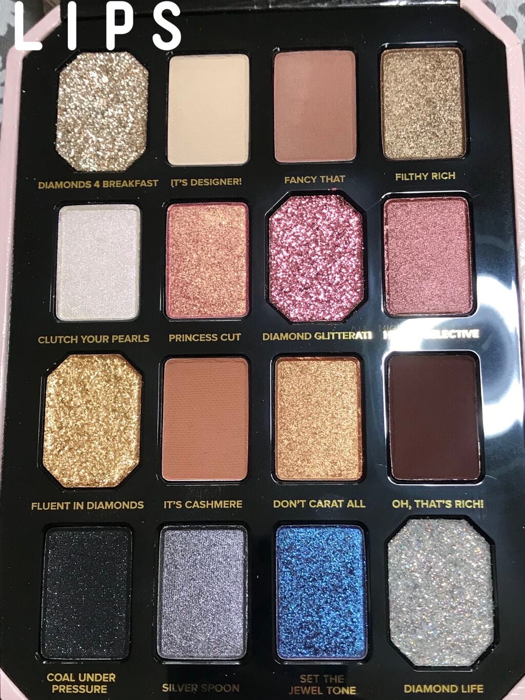 プリティーリッチ ダイアモンドライトアイシャドウパレット/Too Faced/アイシャドウパレットを使ったクチコミ(3枚目)