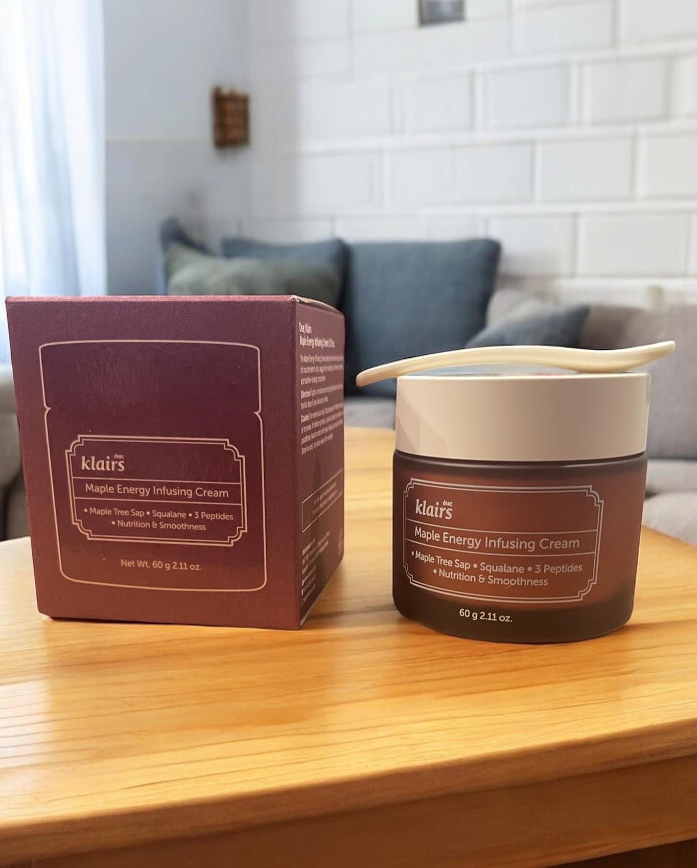 メープルエナジーインフュージングクリーム/Klairs/フェイスクリームを使ったクチコミ(2枚目)