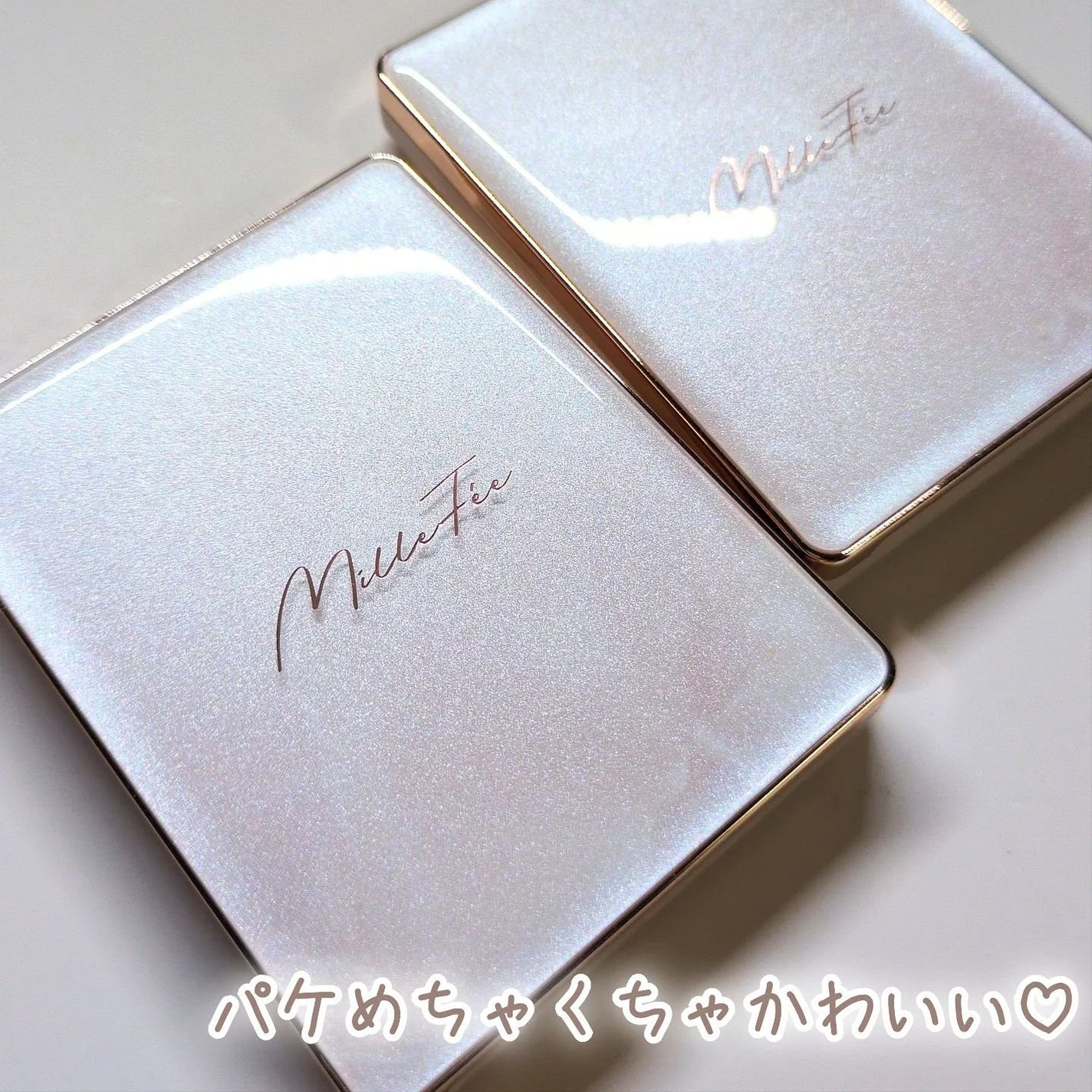 チート顔コントゥアパレット/MilleFée/パウダーハイライトを使ったクチコミ(4枚目)