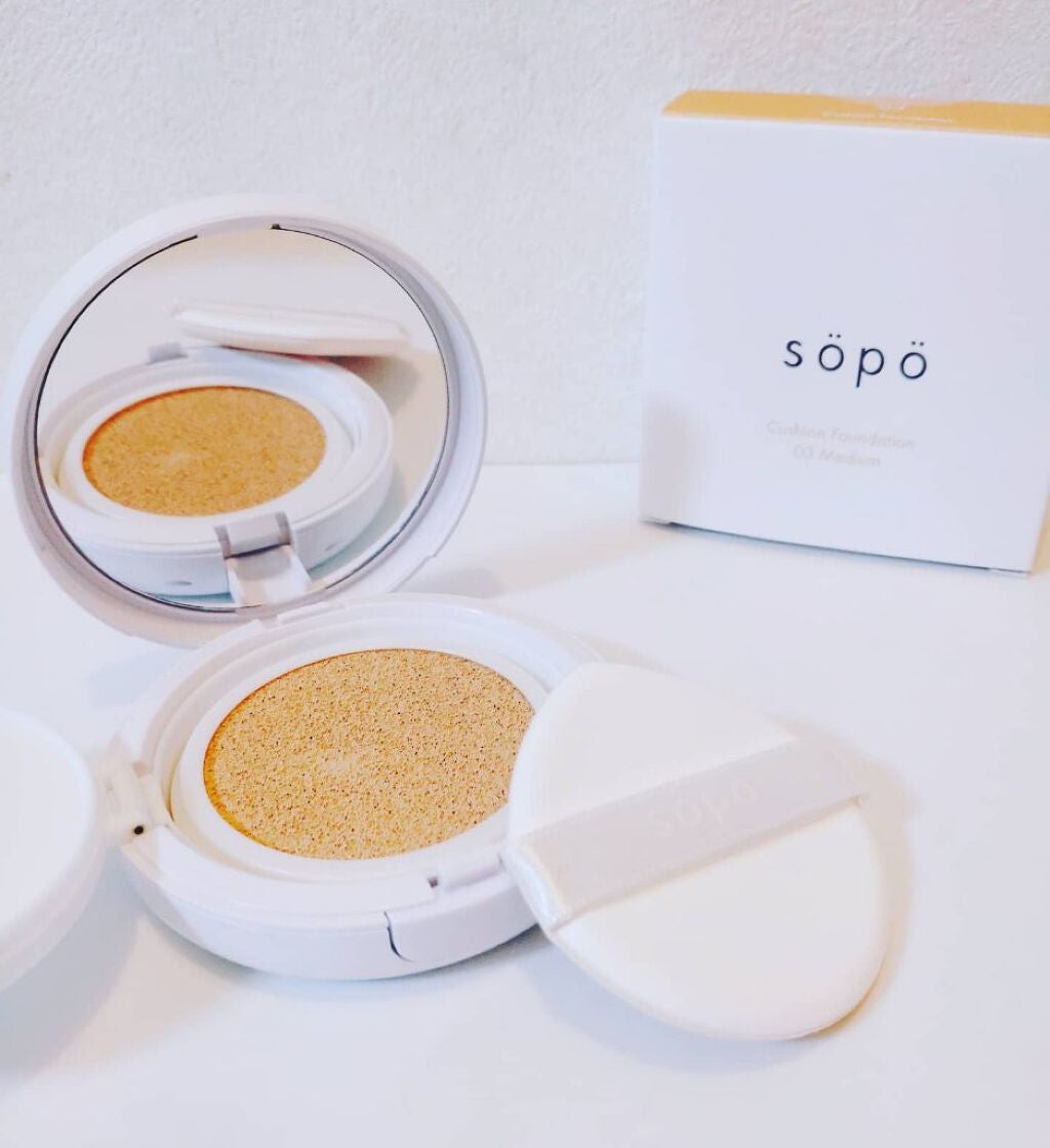 クッションファンデ/sopo/クッションファンデーションを使ったクチコミ(1枚目)
