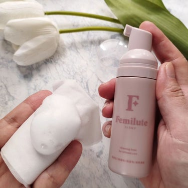 Femilute デリケートふきとりフォームのクチコミ「．フェミルテ デリケートふきとりフォーム 50mL　使用回数約60回※！　※1回2プッシュの場.....」（3枚目）