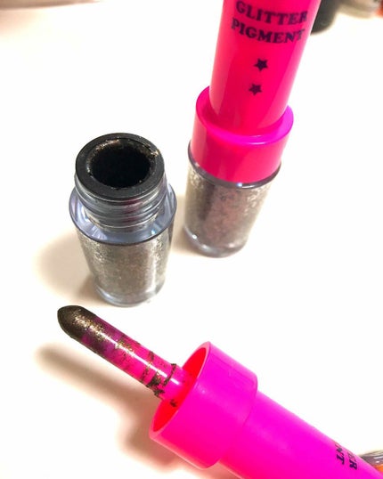 グリッターピグメント/ETUDE/グリッターを使ったクチコミ(3枚目)