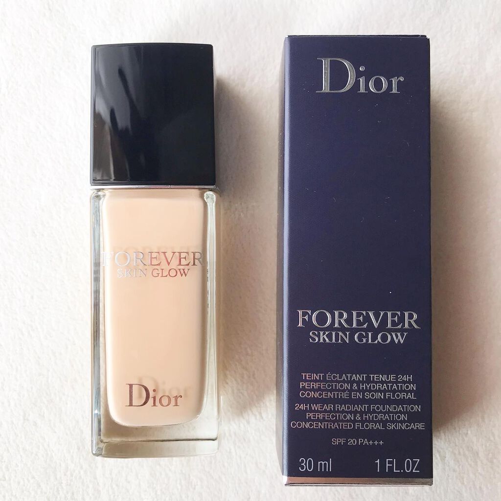 ディオールスキン フォーエヴァー フルイド グロウ/Dior/リキッドファンデーションを使ったクチコミ(2枚目)