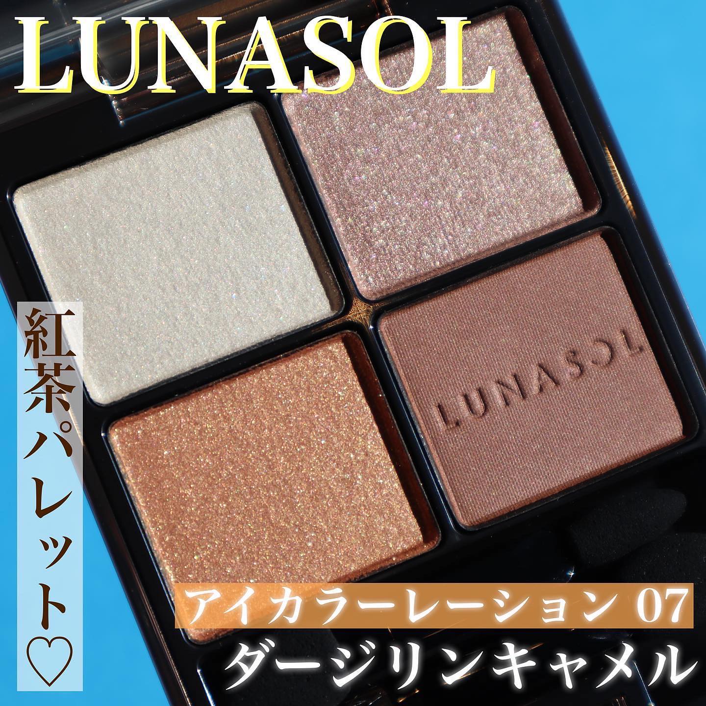 アイカラーレーション/LUNASOL/アイシャドウパレットを使ったクチコミ（2枚目）