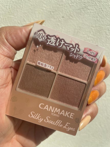 シルキースフレアイズ(マットタイプ)/キャンメイク/アイシャドウパレットを使ったクチコミ(1枚目)