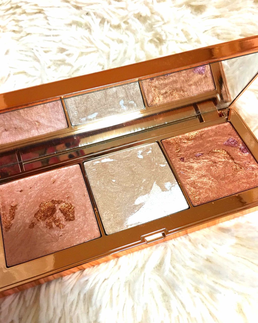 スターダスト ラディアント グロウ パレット/ローラ メルシエ/プレストパウダーを使ったクチコミ（1枚目）