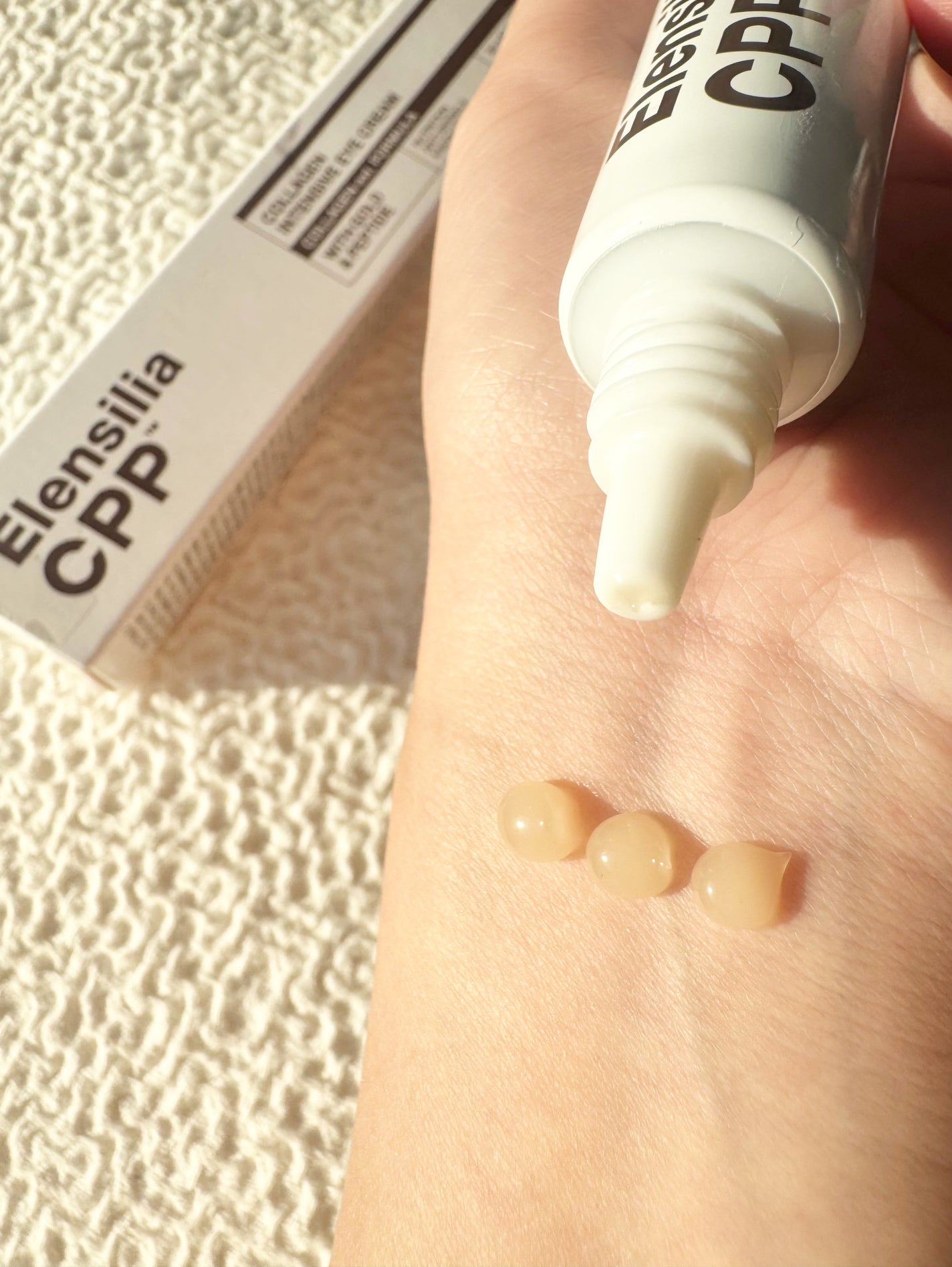 エレンシリア cpp コラーゲン 80 インテンシブ アイクリーム/Elensilia/アイケア・アイクリームを使ったクチコミ(2枚目)