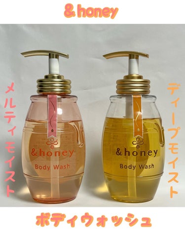 ディープモイスト ジェルボディウォッシュ 本体（500ml）/&honey/ボディソープの画像