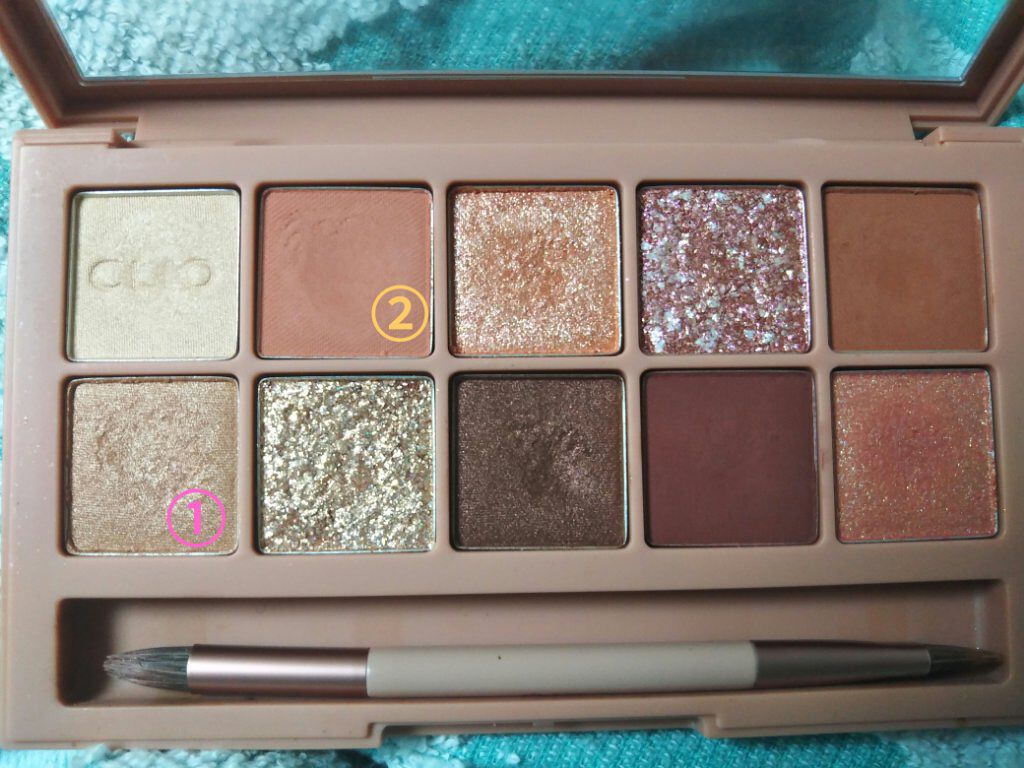 プロ アイ パレット/CLIO/アイシャドウパレットを使ったクチコミ（2枚目）