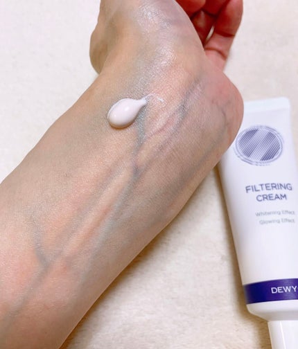フィルタリングクリーム/DEWYCEL/日焼け止めクリームを使ったクチコミ(2枚目)