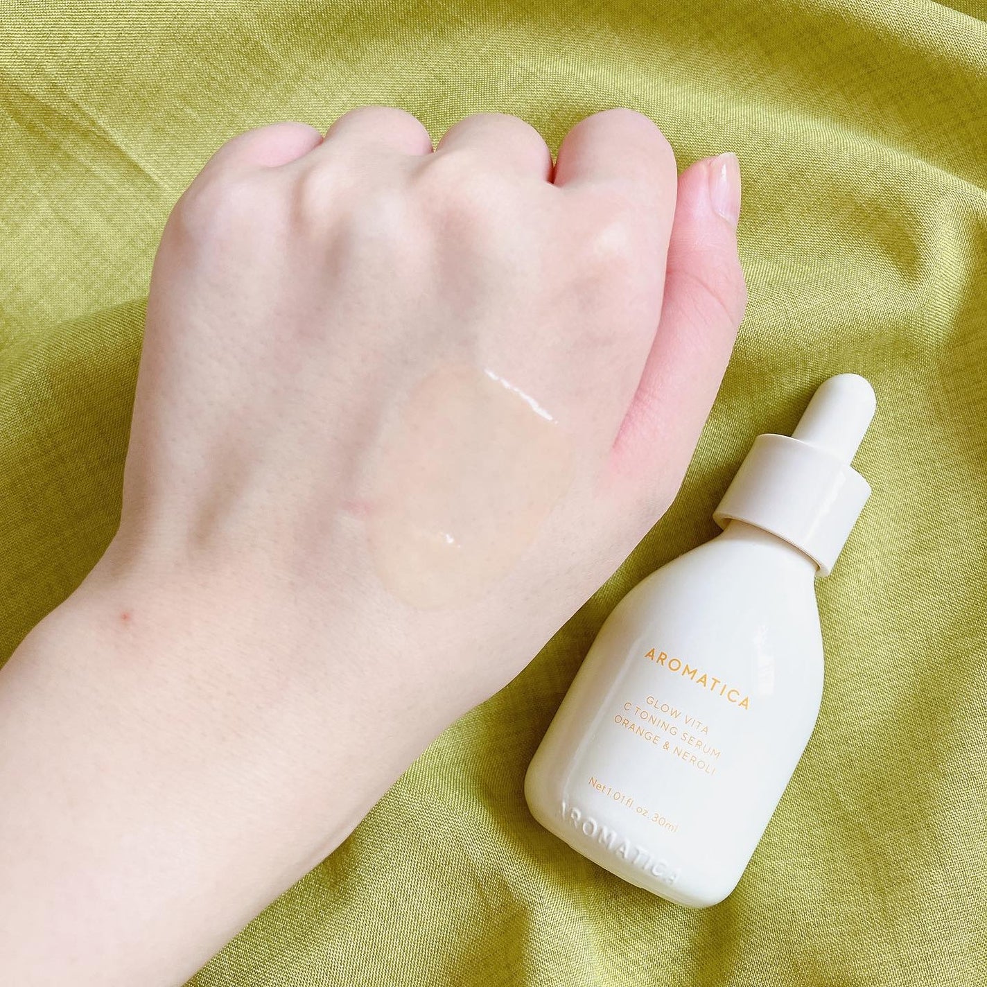 グロービタCトーニングセラム/AROMATICA/美容液を使ったクチコミ(6枚目)