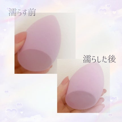 3Dスポンジ〈WET&DRY〉/ロージーローザ/パフ・スポンジを使ったクチコミ(2枚目)
