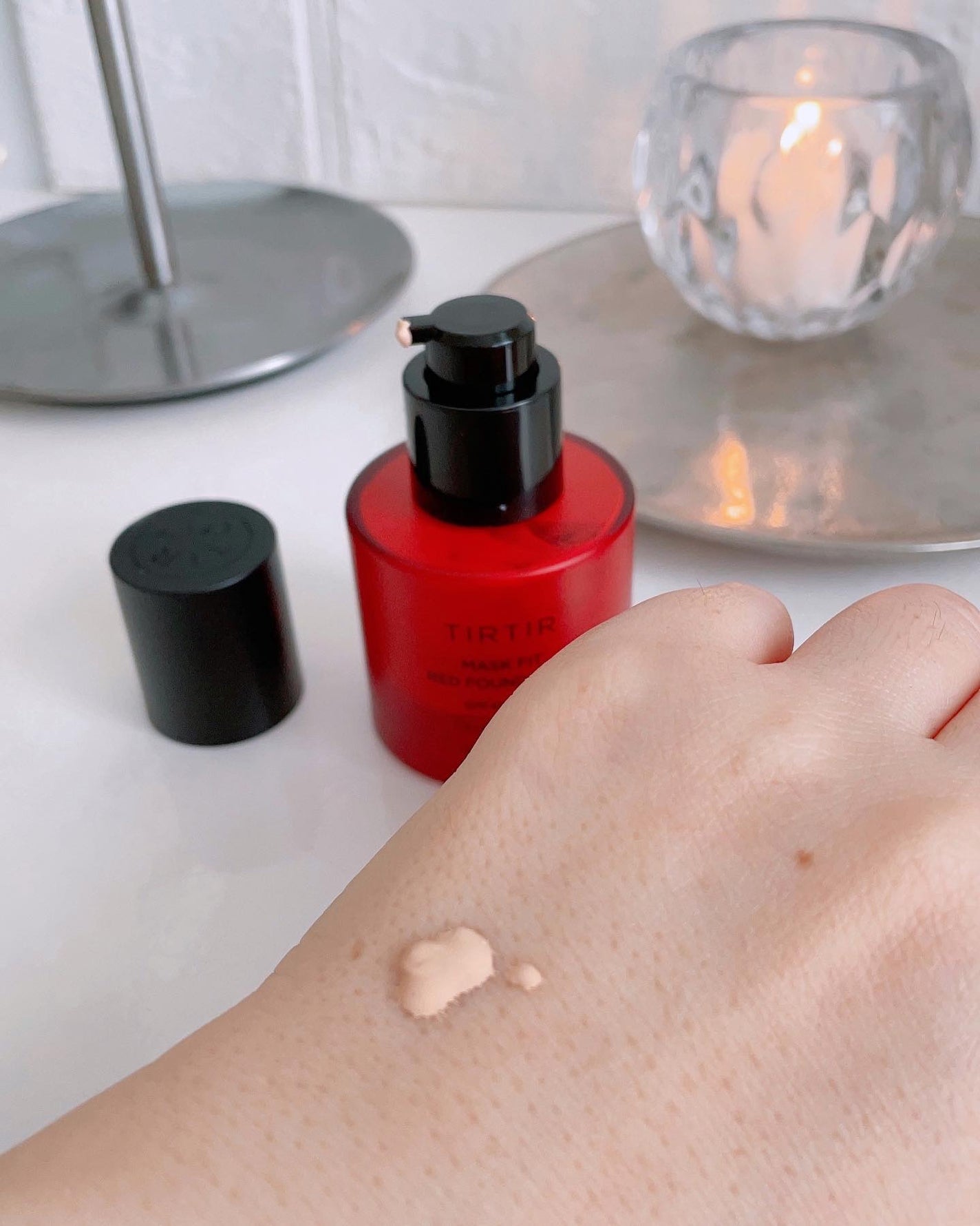 マスクフィットレッドファンデーション/TIRTIR(ティルティル)/リキッドファンデーションを使ったクチコミ(3枚目)