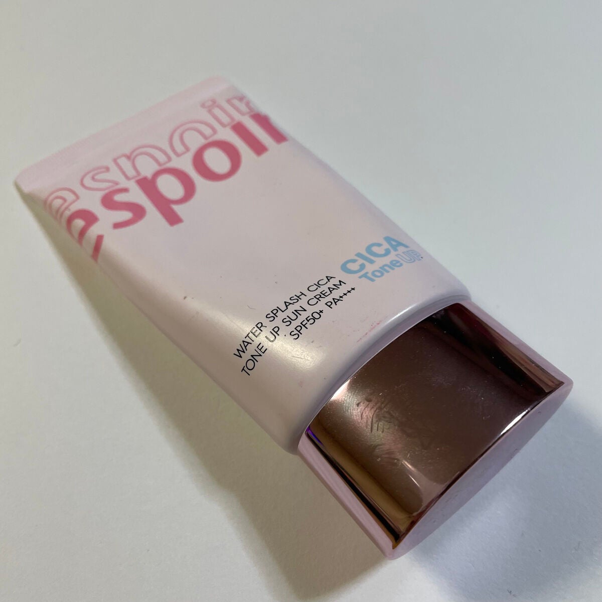 ウォータースプラッシュシカトーンアップクリーム/espoir/化粧下地を使ったクチコミ(1枚目)