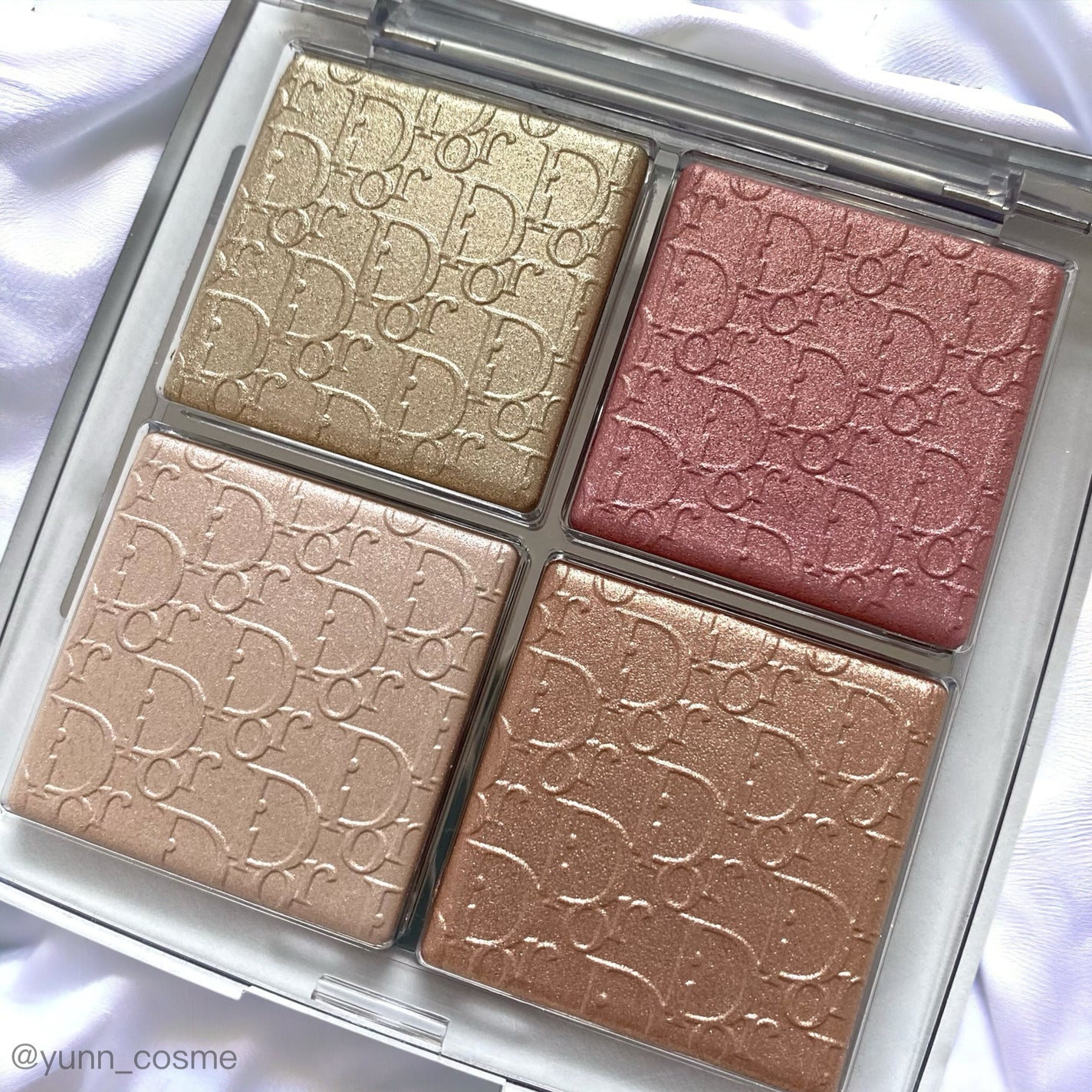 ディオール バックステージ フェイス グロウ パレット/Dior/ハイライトを使ったクチコミ(3枚目)