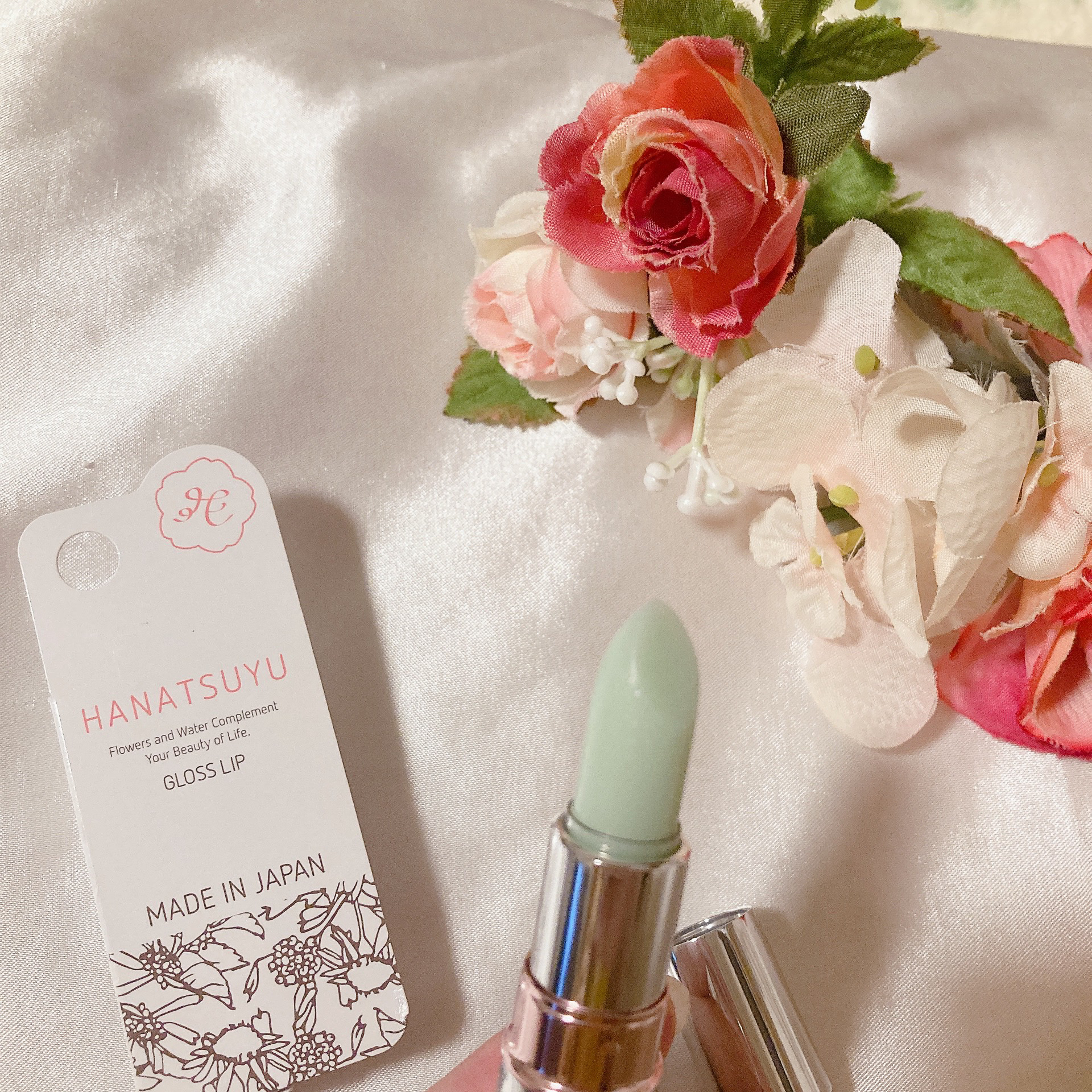 グロスリップ/HANATSUYU/リップバームを使ったクチコミ（2枚目）