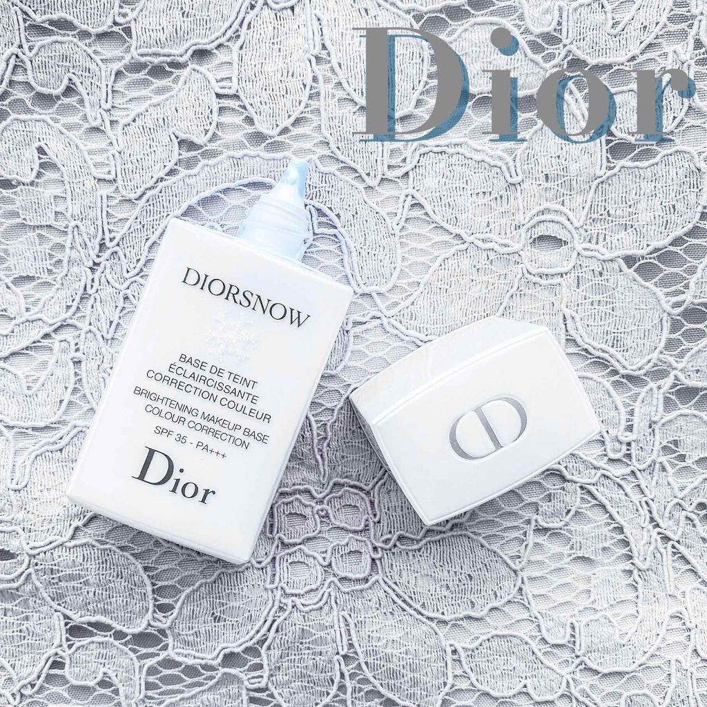 【旧】スノー メイクアップ ベース UV35 SPF35／PA+++/Dior/化粧下地を使ったクチコミ（1枚目）