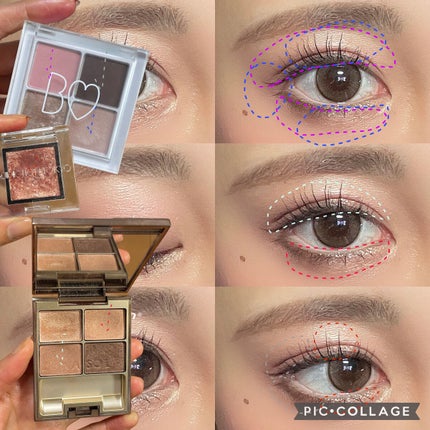 スキンモデリングアイズ/LUNASOL/アイシャドウパレットを使ったクチコミ(3枚目)