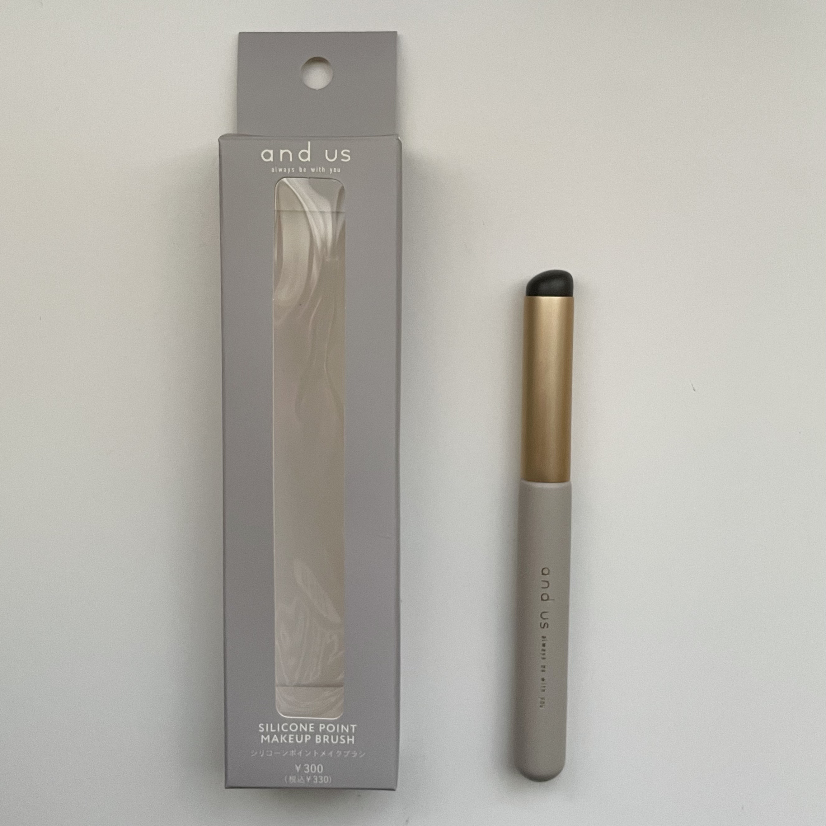 シリコーンポイントメイクブラシ/3COINS/メイクブラシを使ったクチコミ（2枚目）