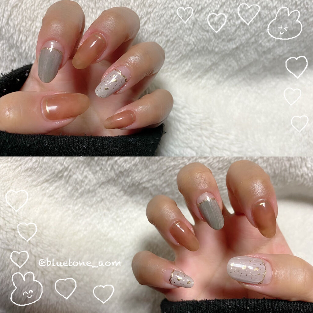 ジェルネイルシール/キャンドゥ/ネイルシールを使ったクチコミ（2枚目）