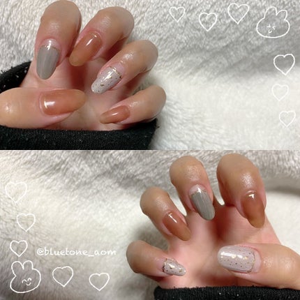 ジェルネイルシール/キャンドゥ/ネイルシールを使ったクチコミ(2枚目)