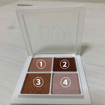 THE アイパレR/b idol/アイシャドウパレットを使ったクチコミ(2枚目)