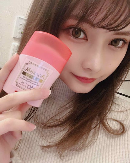 トーンアップUVスティック/AGARISM/日焼け止めスティックを使ったクチコミ(2枚目)