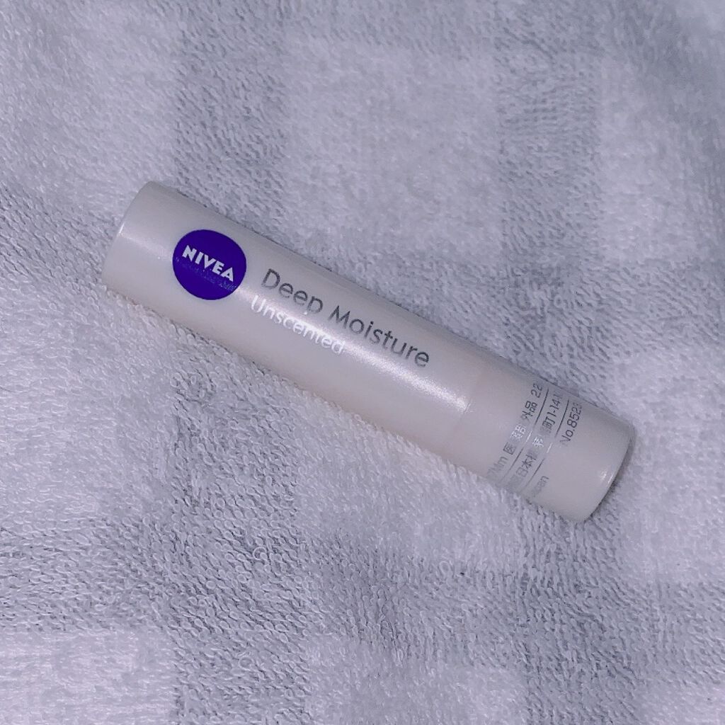 ニベア ディープモイスチャーリップ/ニベア/リップクリームを使ったクチコミ（1枚目）