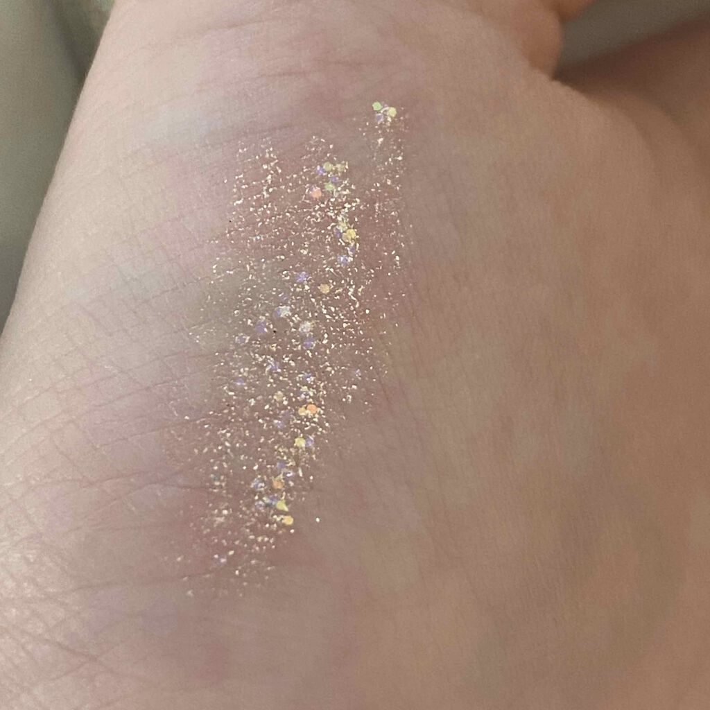 リキッド グリッター シャドウ/rom&nd/グリッターを使ったクチコミ（3枚目）