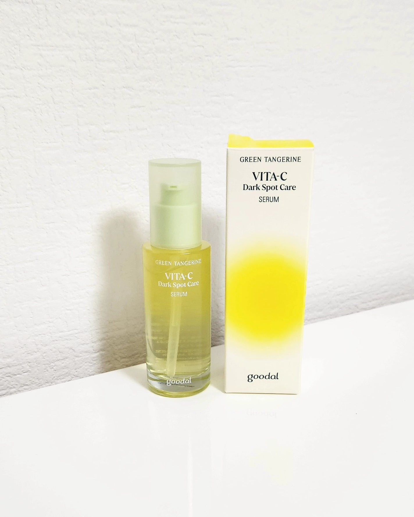 グリーンタンジェリン ビタC ダークスポットケアセラム/goodal/美容液を使ったクチコミ(1枚目)