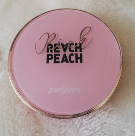 リッチピーチクッションファンデーション/PERIPERA/クッションファンデーションを使ったクチコミ（2枚目）