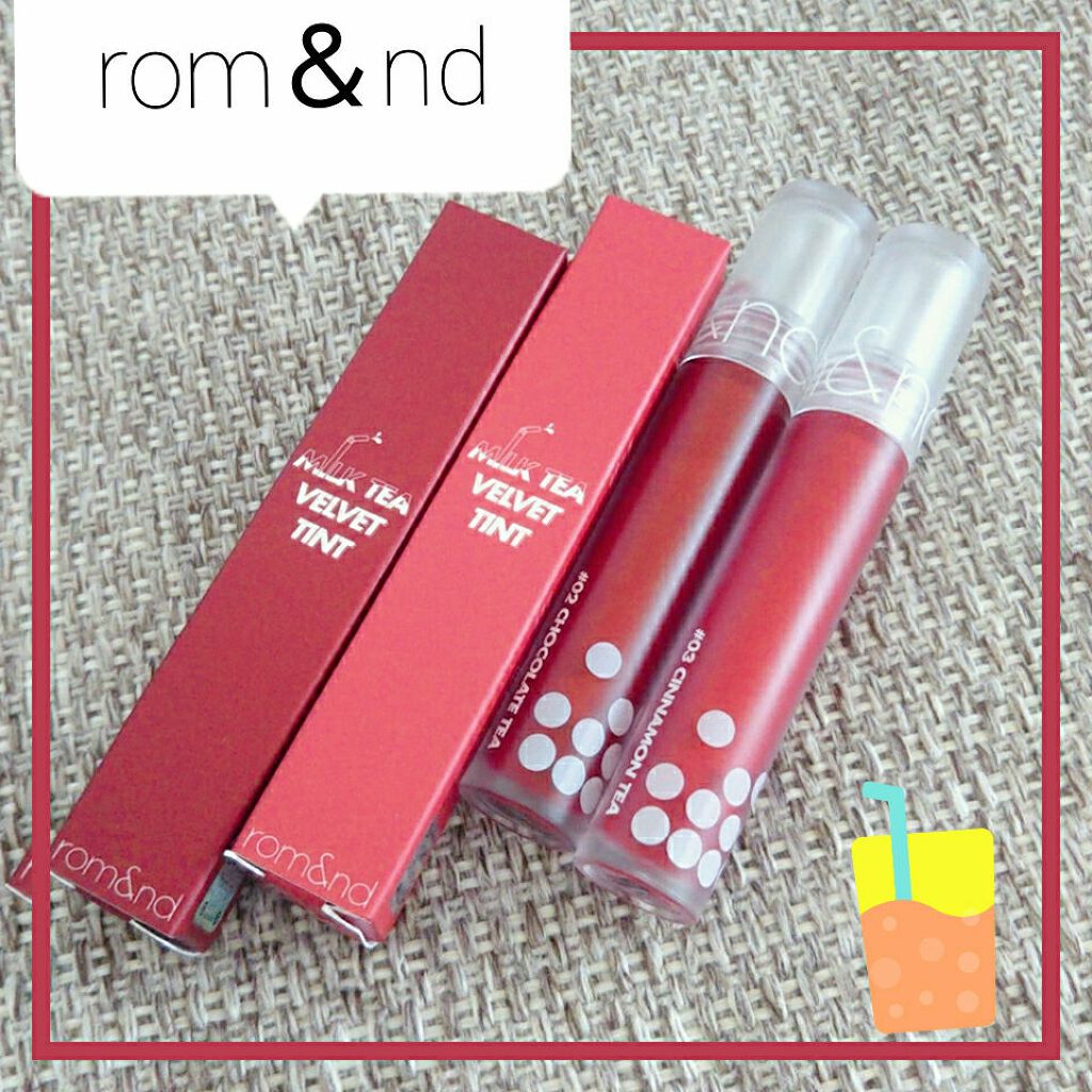 ゼロベルベットティント/rom&nd/リップティントを使ったクチコミ（1枚目）