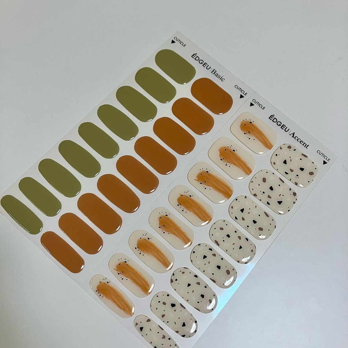 EDGEU ジェルネイルシール/EDGEU/ネイルシールを使ったクチコミ(5枚目)