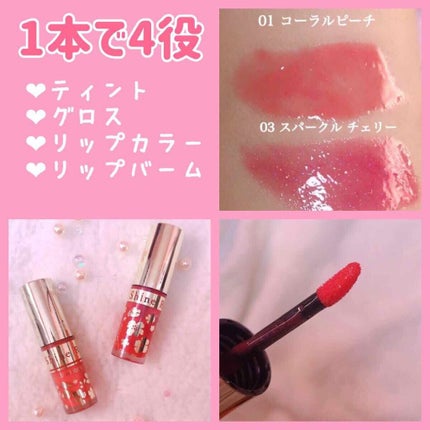 オールインワンティント/シャインリッチ/リップティントを使ったクチコミ(1枚目)