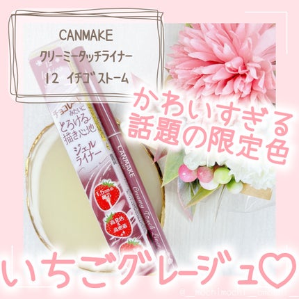 クリーミータッチライナー/キャンメイク/ジェルアイライナーを使ったクチコミ(1枚目)