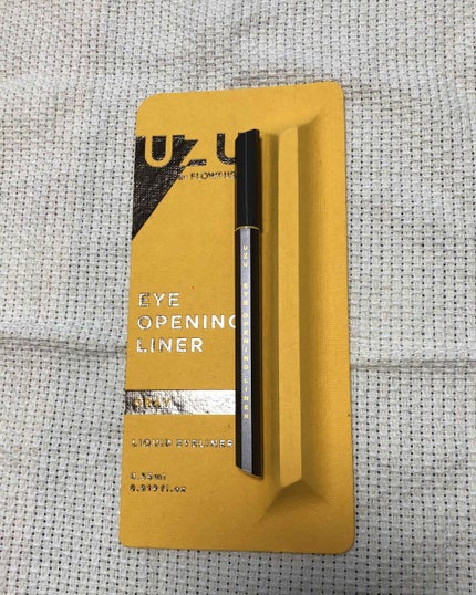EYE OPENING LINER/UZU BY FLOWFUSHI/リキッドアイライナーを使ったクチコミ(3枚目)